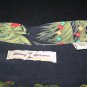 TOMMY BAHAMA SILK BLACK & GREEN CABANA WORKSHOP Shirt Christmas Lights Rum LG