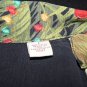 TOMMY BAHAMA SILK BLACK & GREEN CABANA WORKSHOP Shirt Christmas Lights Rum LG