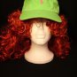 POLO by RALPH LAUREN Lime Green Cap Hat Hot Pink Pony Leather Buckle-style Strap