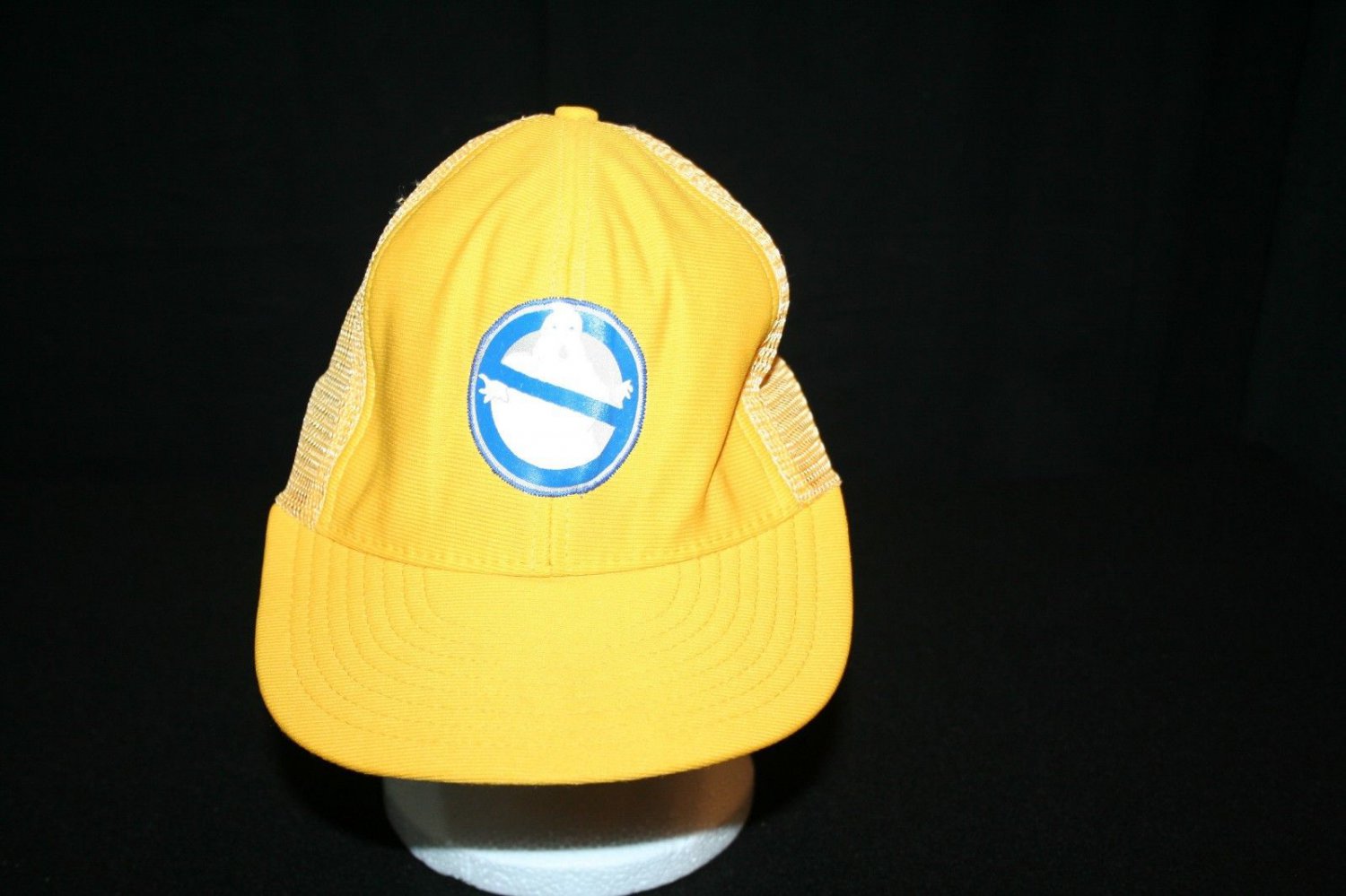 USA madeYellow GHOST BUSTERS I aint afraid of no ghost patch truck mesh snapback