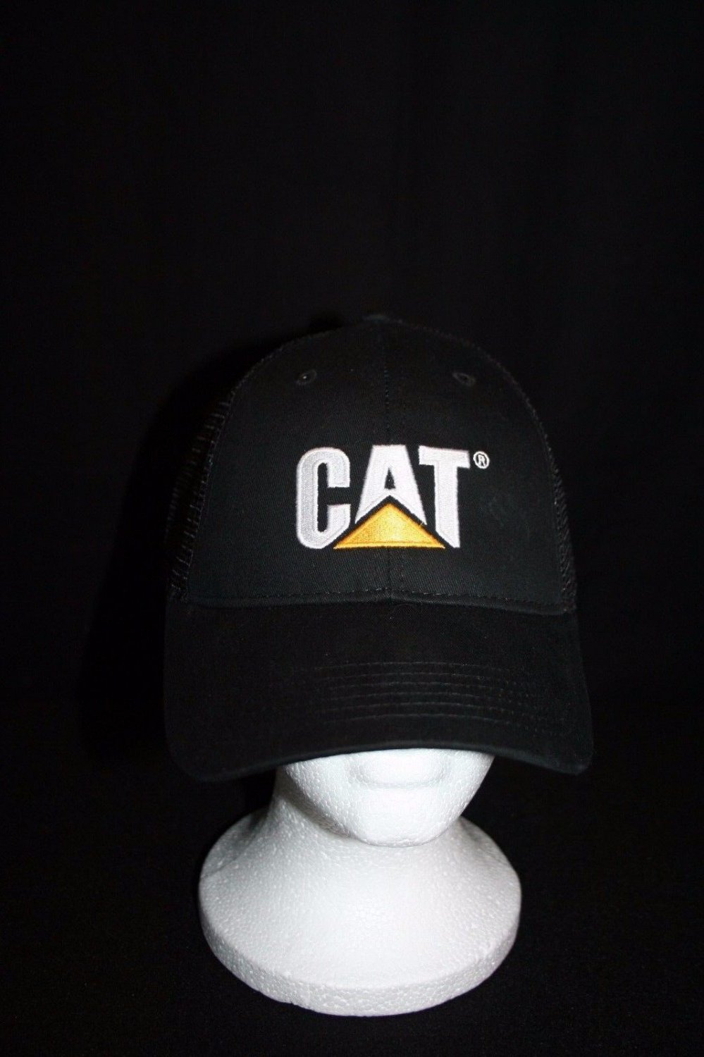 CaterpillarCAT logo black Snapback Mesh Trucker Foley Equipment Baseball Cap Hat