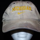 NIKE NCAA Camoflage Yellow embroidered MICHIGAN Strapback Cotton Hat Cap unisex