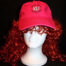 The Game Girl Hot Pink KU Kansas Jayhawks Strapback adjustable baseball Cap hat