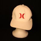YUPOONG Hurley White/Red Logo Skater Surfer Street Beach Pool FlexFit Hat Cap