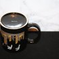 1996 Warner Bros Friends TV Show Coffee Tea Mug Black City Skyline New York 8 oz