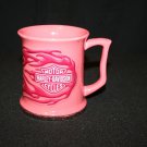 Harley-Davidson MotorCycles Pink Ceramic Coffee Tea Cup Mug Flames