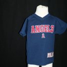 MLB ANAHEIM ANGELS LA JERSEY PULL-OVER SHIRT sz 18 M Toddler Mighty Mac Sports