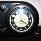 WESTCLOX BIG BEN AM/FM Black ALARM CLOCK RADIO Retro Art Deco MADE IN USA-WORKS