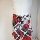 Surf's Up! Adidas Men's Black Gray Red White Geo Board Swim Shorts waist sz 34"