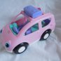 Fisher Price Little People Camping Adventure with Open & Close pink SUV