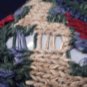 Northern Isles Multi-Colors Chunky Cable HAND KNITTED WINTER SWEATER WOMEN XXL