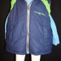 ZeroXposur Boys Navy/Gray/Green Reversible Puffer Ski Coat Jacket Vest Small 4