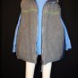 ZeroXposur Boys Navy/Gray/Green Reversible Puffer Ski Coat Jacket Vest Small 4