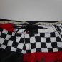 Quiksilver Men's Black Red White geo Board Shorts waist sz 33-34"