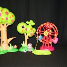 Lalaloopsy Sew Magical Sew Cute TreeHouse mini Ferris wheel tea cup seats & doll