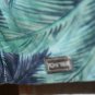 TOMMY BAHAMA SILK GREEN BLUE GRAY PALM TREE COCONUT HAWAIIAN CABANA Shirt LG