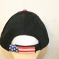 AmeriQual Red White Blue Stars & Stripes Black adjustable dad trucker cap hat