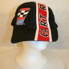 CART Championship Auto Racing Stripe Logo BLACK Baseball Cap Hat Snapback Dad