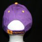 NFL MN Vikings Football Adjustable Cap Hat Embroidered Logo PURPLE/GOLD SKOL!