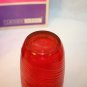 VTG Lenox Ware The Sociables Collectible MCM Venetian Red 16 oz 8 Glass Tumblers