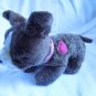 BARBIE Dk Brown Puppy Dog Stuffed Plush Sound Heart Light 2007 Barks Pants