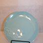 Double Nice Co Aqua Turquoise Blue Raised Flower Dinner 11" Plate Replacement