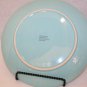 Double Nice Co Aqua Turquoise Blue Raised Flower Dinner 11" Plate Replacement