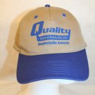 Quality Stone & Ready Mix Inc Shepherdsville KY Trucker Khaki Snapback Hat Cap