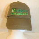 John Deere logo Legacy Equipment Trucker Dad Adjustable Mesh Olive Green Cap Hat