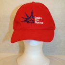 Liberty Tax Service Red White Blue Adjustable Dad Trucker Cap Hat