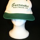 Guarantee Electrical Co White/Green Snapback Work Trucker Dad Cap Hat