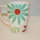 Corelle Coordinates Happy Day Aqua Flowers Coffee Tea Mug Cup Replacement