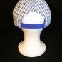 Miller Lite Blue Plaid Seersucker Snapback embroidered logo Dad Trucker Cap Hat