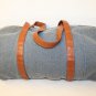 Adam Levine Parfumes Lt Denim Weekender Bag Travel Purse Beach Gym Tote Handbag