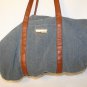 Adam Levine Parfumes Lt Denim Weekender Bag Travel Purse Beach Gym Tote Handbag