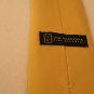 Via Europa Fine Neckwear Solid Yellow Gold 4" wide 59" long Silk Men's neck tie