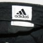 Adidas Black White 3-stripe embroidered Logo Strapback Cap Hat distressed