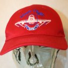 Port & Co Honor Flight DFW red embroidered Plane logo Adjustable Dad cap hat