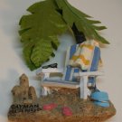 Cayman Islands Beach Chair Palm Tree Sand Castle 3D Refrigerator Magnet Souvenir