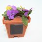 Flower Pot purple Yellow Pansies 3D Refrigerator Magnet Garden Mom Mother Day