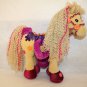 GROOVY GIRLS Kelsey Doll & 12" Bendable CALYPSO HORSE Tan Pony Plush saddle