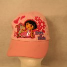 Dora the Explorer & Boots Girl sparkly bill Pink adjustable cap hat Nickelodeon