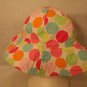 Gymboree Popsicle Party Child sz 5-7 Orange Blue Pink Yellow Polka Dot Sun Hat