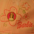 Barbie Girl Sparkly Pink adjustable Baseball-style cap hat flowers rhinestones