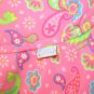 iplay Baby Girl Reversible UPF50 SunHat Pink Paisley Green daisy 6-18 Mo w/ties