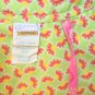 iplay Baby Girl Reversible UPF50 SunHat Pink Paisley Green daisy 6-18 Mo w/ties