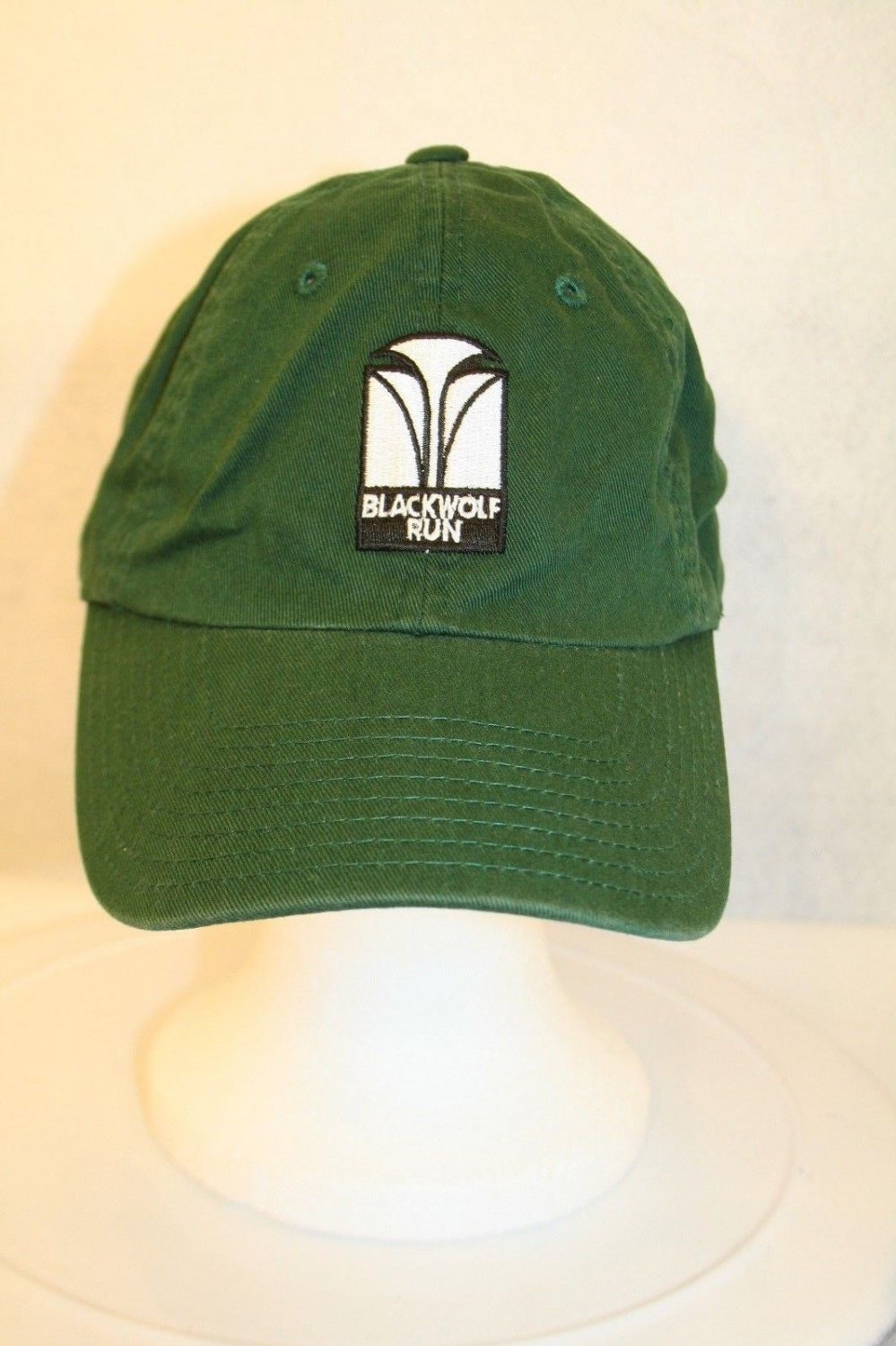 Blackwolf Run Golf Dk Green US Flag patch Strapback American Needle Dad Hat Cap