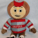Build-A-Bear Workshop 18" BRUTUS BUCKEYE OH STATE MASCOT Stuffed Plush Red Gray