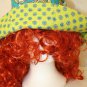 Vera Bradley Peacock Reversible Floppy Green Aqua Paisley Cotton Bucket Sun Hat