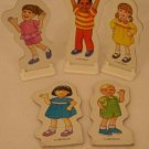 Littlest Pet Shop Fun Matching Game Replacement 5 Game Movers; 3 stands VTG 1993